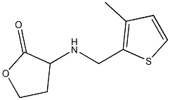 3-{[(3-methylthiophen-2-yl)methyl]amino}oxolan-2-one 化学構造式