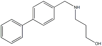  3-{[(4-phenylphenyl)methyl]amino}propan-1-ol