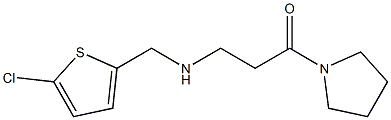  3-{[(5-chlorothiophen-2-yl)methyl]amino}-1-(pyrrolidin-1-yl)propan-1-one