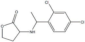 3-{[1-(2,4-dichlorophenyl)ethyl]amino}oxolan-2-one Structure