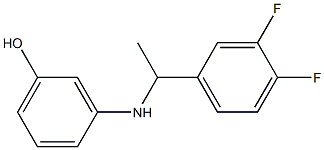 3-{[1-(3,4-difluorophenyl)ethyl]amino}phenol