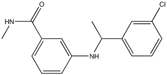 3-{[1-(3-chlorophenyl)ethyl]amino}-N-methylbenzamide
