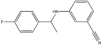  3-{[1-(4-fluorophenyl)ethyl]amino}benzonitrile