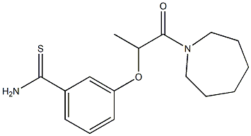  3-{[1-(azepan-1-yl)-1-oxopropan-2-yl]oxy}benzene-1-carbothioamide