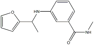 3-{[1-(furan-2-yl)ethyl]amino}-N-methylbenzamide