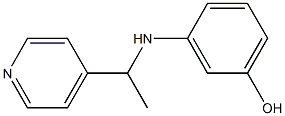 3-{[1-(pyridin-4-yl)ethyl]amino}phenol|