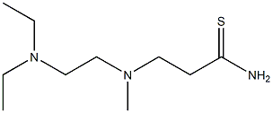 3-{[2-(diethylamino)ethyl](methyl)amino}propanethioamide Structure