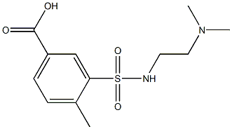 3-{[2-(dimethylamino)ethyl]sulfamoyl}-4-methylbenzoic acid|