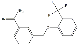 3-{[2-(trifluoromethyl)phenoxy]methyl}benzenecarboximidamide