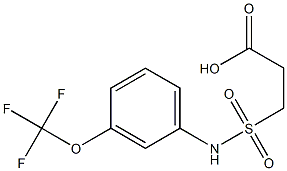 3-{[3-(trifluoromethoxy)phenyl]sulfamoyl}propanoic acid