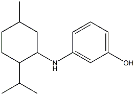  3-{[5-methyl-2-(propan-2-yl)cyclohexyl]amino}phenol