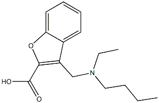 3-{[butyl(ethyl)amino]methyl}-1-benzofuran-2-carboxylic acid