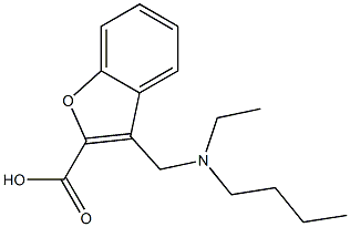  3-{[butyl(ethyl)amino]methyl}-1-benzofuran-2-carboxylic acid