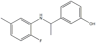 3-{1-[(2-fluoro-5-methylphenyl)amino]ethyl}phenol