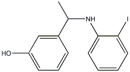 3-{1-[(2-iodophenyl)amino]ethyl}phenol