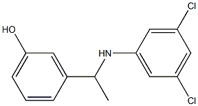 3-{1-[(3,5-dichlorophenyl)amino]ethyl}phenol|