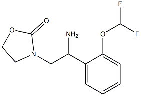 3-{2-amino-2-[2-(difluoromethoxy)phenyl]ethyl}-1,3-oxazolidin-2-one