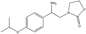 3-{2-amino-2-[4-(propan-2-yloxy)phenyl]ethyl}-1,3-oxazolidin-2-one