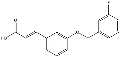 3-{3-[(3-fluorophenyl)methoxy]phenyl}prop-2-enoic acid