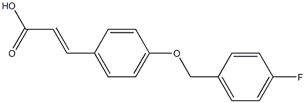 3-{4-[(4-fluorophenyl)methoxy]phenyl}prop-2-enoic acid