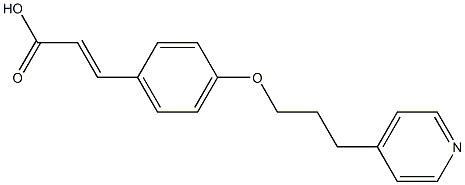 3-{4-[3-(pyridin-4-yl)propoxy]phenyl}prop-2-enoic acid