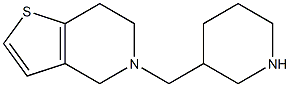 3-{4H,5H,6H,7H-thieno[3,2-c]pyridin-5-ylmethyl}piperidine Structure