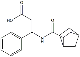 3-{bicyclo[2.2.1]heptan-2-ylformamido}-3-phenylpropanoic acid Structure