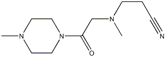 3-{methyl[2-(4-methylpiperazin-1-yl)-2-oxoethyl]amino}propanenitrile