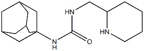 3-adamantan-1-yl-1-(piperidin-2-ylmethyl)urea Struktur