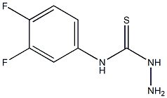 3-amino-1-(3,4-difluorophenyl)thiourea,,结构式