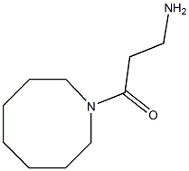 3-amino-1-(azocan-1-yl)propan-1-one 化学構造式