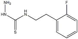 3-amino-1-[2-(2-fluorophenyl)ethyl]thiourea Structure