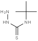 3-amino-1-tert-butylthiourea Struktur