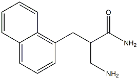 3-amino-2-(naphthalen-1-ylmethyl)propanamide,,结构式