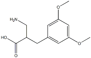 3-amino-2-[(3,5-dimethoxyphenyl)methyl]propanoic acid