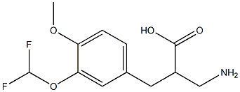 3-amino-2-{[3-(difluoromethoxy)-4-methoxyphenyl]methyl}propanoic acid