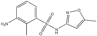 3-amino-2-methyl-N-(5-methyl-1,2-oxazol-3-yl)benzene-1-sulfonamide