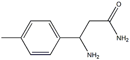 3-amino-3-(4-methylphenyl)propanamide Structure