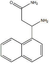 3-amino-3-(naphthalen-1-yl)propanamide Struktur