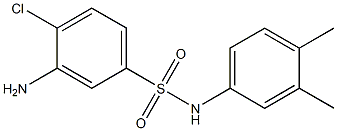 3-amino-4-chloro-N-(3,4-dimethylphenyl)benzene-1-sulfonamide