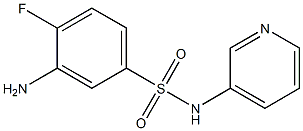 3-amino-4-fluoro-N-(pyridin-3-yl)benzene-1-sulfonamide Structure