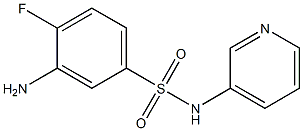 3-amino-4-fluoro-N-(pyridin-3-yl)benzene-1-sulfonamide Struktur