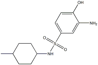 3-amino-4-hydroxy-N-(4-methylcyclohexyl)benzene-1-sulfonamide