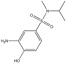3-amino-4-hydroxy-N-methyl-N-(propan-2-yl)benzene-1-sulfonamide