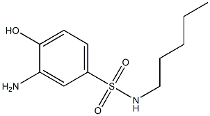 3-amino-4-hydroxy-N-pentylbenzene-1-sulfonamide|