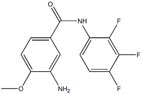 3-amino-4-methoxy-N-(2,3,4-trifluorophenyl)benzamide Structure