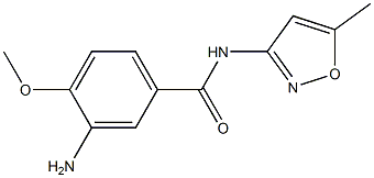 3-amino-4-methoxy-N-(5-methylisoxazol-3-yl)benzamide|