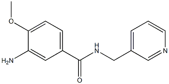 3-amino-4-methoxy-N-(pyridin-3-ylmethyl)benzamide Structure