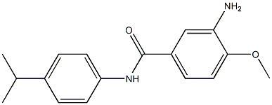3-amino-4-methoxy-N-[4-(propan-2-yl)phenyl]benzamide