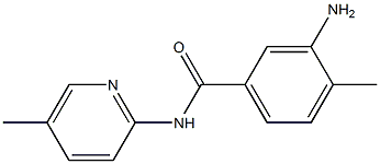 3-amino-4-methyl-N-(5-methylpyridin-2-yl)benzamide,,结构式